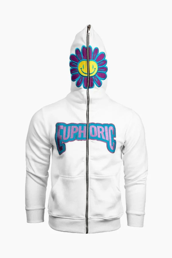 Euphoric Full White Zipper