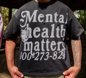 Mental Health Matters Black Tee