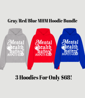 3 Hoodie Bundle `Mental Health Matters’