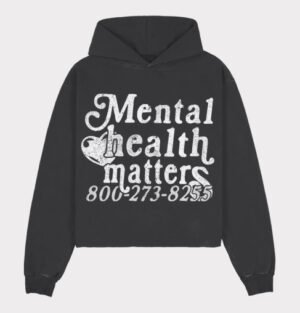 Mental Health Matters Black Hoodie