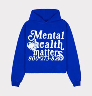 Mental Health Matters Blue Hoodie