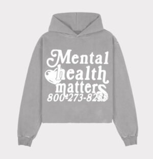 Mental Health Matters Grey Hoodie